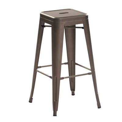 China Durable Cheap Industrial Commercial Metal Vintage High Bar Stool for sale