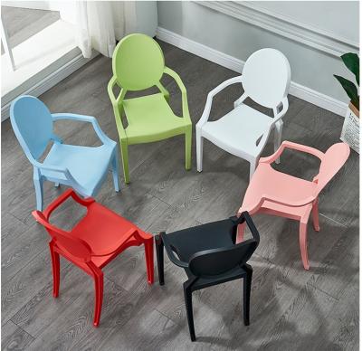 China Kids Ghost Party Contemporary Plastic Dining Armchair for sale