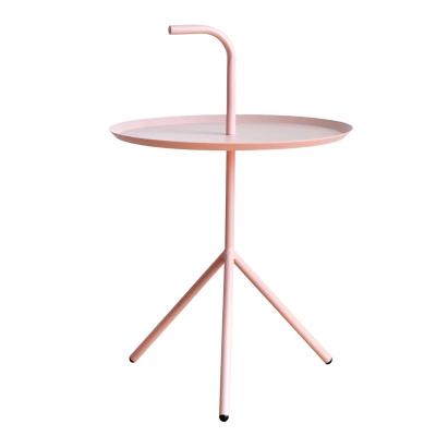 China Round Tea Table Metal Coffee Table (Height) Adjustable Home Furniture Living Room for sale