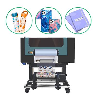 China A3 30cm roll to roll UV DTF printer Pet film Uv Dtf laminatie machine Te koop