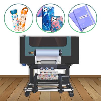 China A3 UV Roll To Roll Drucker Digital Dtf All-in-One Drucker für Sticker und Sticker zwei Xp600 Köpfe zu verkaufen