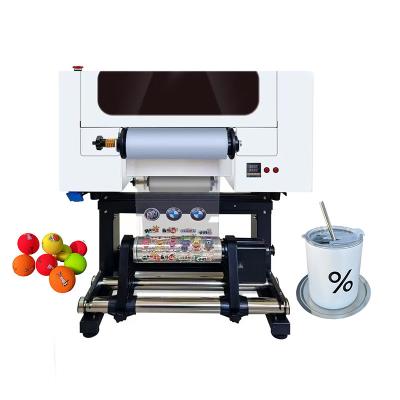 China 30 cm UV-DTF-Drucker mit zwei Köpfen A3 UV-DTF für Flaschen aus Acrylplastik zu verkaufen