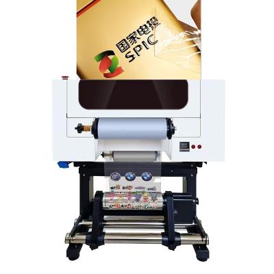 China UV DTF Printer 300mm Crystal Stickers AB Film Printer For Small Business for sale