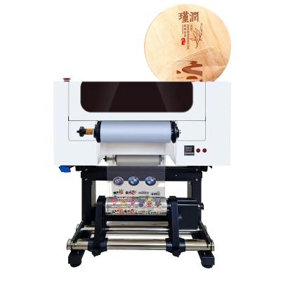 China 30 cm UV DTF-printer Roll To Roll A3 UV DTF-printer met twee XP600-koppen Te koop