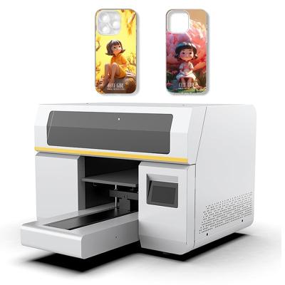 China 3D Desktop 300mm Bottle Flat Bed UV Printer Phone Case Printer For Home Use for sale