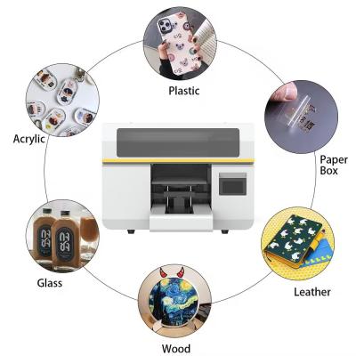 Chine Imprimante UV A3 / Imprimante UV numérique A3 Taille peut imprimer 3 types Modèle d'impression à vendre