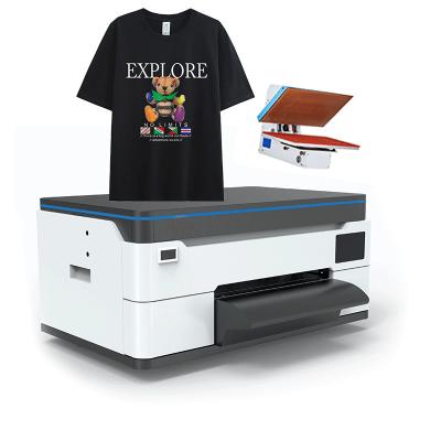 China Nuevo diseño Impresora DTF de ropa de 60 cm Impresora digital de inyección de tinta Impresora DTF de camisetas en venta