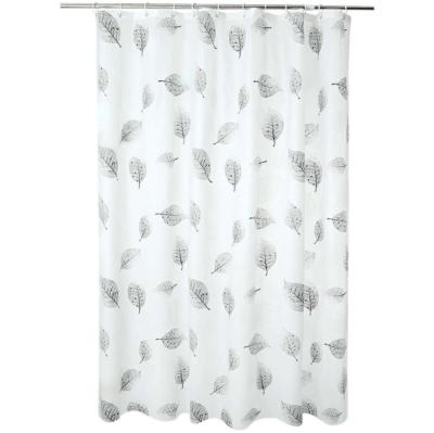 China Stocked Waterproof Lightweight Printed Frosted Plastic PEVA Shower Curtain Liner for sale