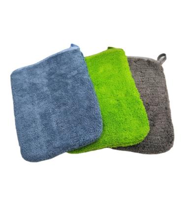 China Viable Stocked Glove of Coral Fleece Microfiber Car Wash for sale