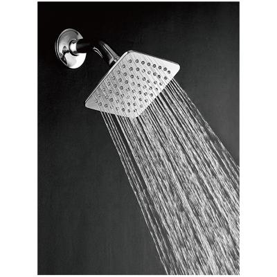 China With 1F150 Diverter One Function ABS Plastic Square Rain Shower Head for sale