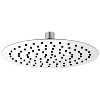 China With diverter HL6307 10 Inch Stainless Steel Metal Shower Head SS 304 Overhead Round Rain Shower For Bathroom for sale