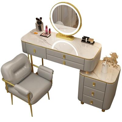 China (Other)Adjustable Minimalist Princess Dresser Vanity Table Makeup Vanity Table Set for sale