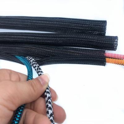 China High Quality Hot Selling Black Self-Winding Canister Scope Simple Structure Zipper Braided Sleeving for sale