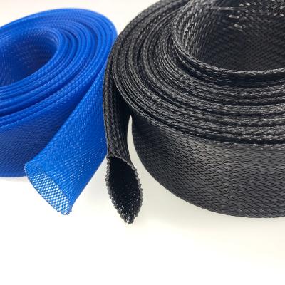 China Wholesale Hot Selling High Quality Flame Resistance Management Split Wrap Braided Cable Sleeve for sale