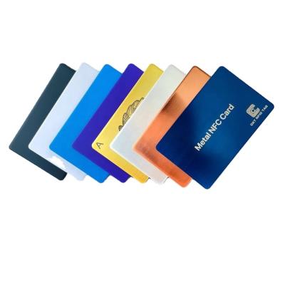 China Various Color Options Metal Business NFC Card Waterproof / Waterproof NFC Card for sale