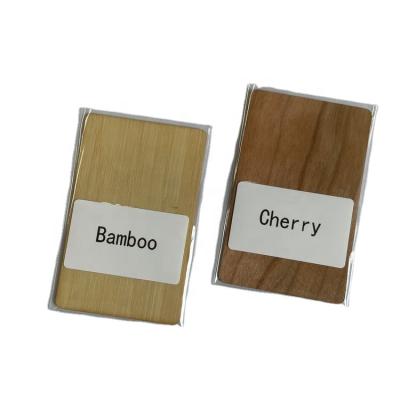 China Waterproof / Wooden Wooden NFC Matte Business Card Maple Material RFID Waterproof NFC Card Custom for sale