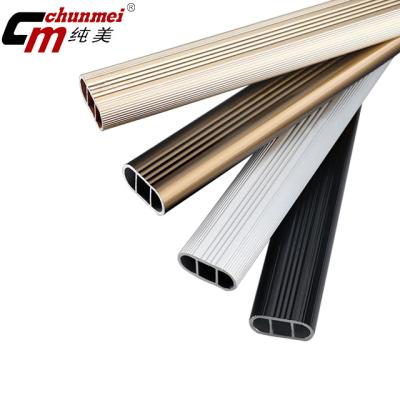 China Modern hot sale CM084 2021 aluminum alloy wardrobe tube support material wardrobe tubes for sale