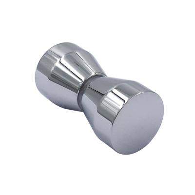 China CM244 Modern Hot Selling Small Bathroom Door Knob Glass Shower Door Knob for sale