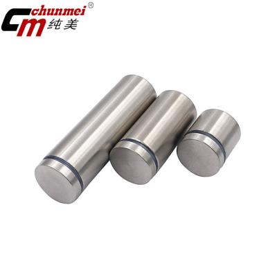 China China Fixed And Supporting Promotional Advertising Screw , Stainless Steel Cylinder Advertising Screw With Solid for sale