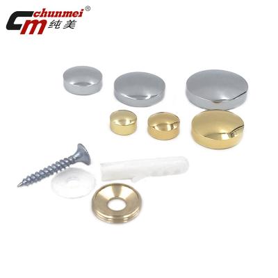 China Truss 2021 Hot Selling Copper Mirror Screw Covers Decorative Copper Screw Cover for sale