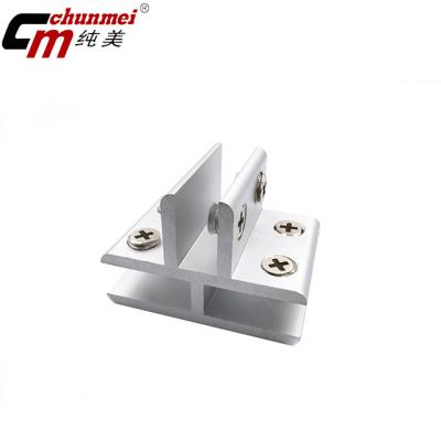 China Modern hot sale CM806 aluminum alloy glass clip clamp fixing clip glass connector glass clamp for sale