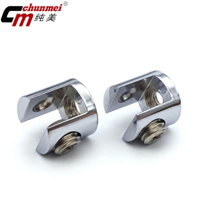 China Modern Fixed Zinc Alloy Glass Clamp for Glass Shelf and Wooden Plywood (cm 136) for sale