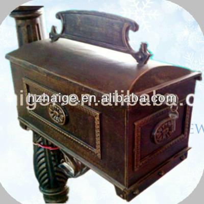 China Customized Statue Cast Iron Fence Mailbox for sale