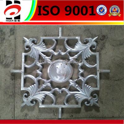 China Easily Assembled Used Wrought Iron Fencing For Sale / Small Garden Fence / Galvanized Fencing for sale