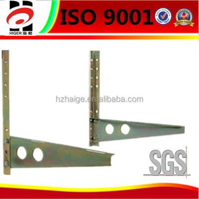 China Commercial Custom Make Air Conditioner Dubai Metal Stamping And Welding Zinc Palted Bracket for sale