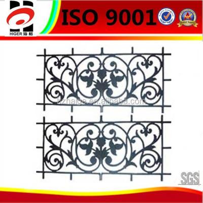 China sand casting sand casting fence decoration, cast iron products, aluminum fence for sale