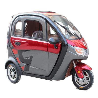 China 1200W Adult Electric Tricycle Three Wheel Passenger Cabin Enclosed Tricycle For Sale for sale