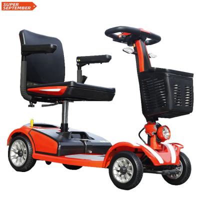 China Removable Battery Cheap Four Wheel Electric Mobility Scooter For Elderly And Disabled People for sale