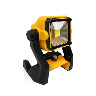 China Outdoor Activities 2500lm 20W Powerful Work Inspection 3 Modes LED Spotlight Lantern Emergency Growing Camping Tent Lamp For Makita Battery for sale