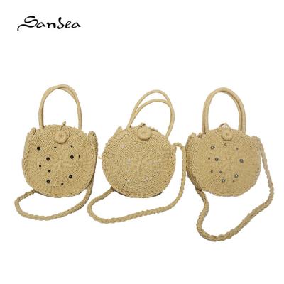 China Fashion Fashion Recycled Handmade Steaw Paper Bag For Women for sale