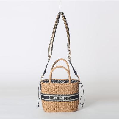 China 2022 NATIONAL 7fashion Hot Sale Wholesale Summer Straw Beach Bag for sale