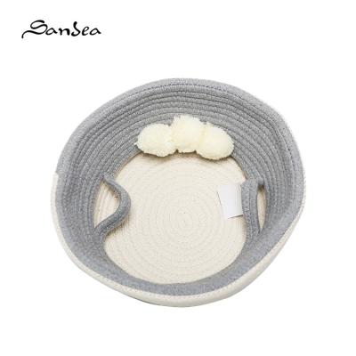 China 2022 home deco 020 storage box cotton rope basket sustainable hot sale wholesale for sale