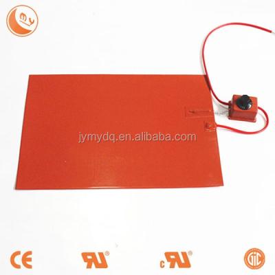 China Silicone Rubber Heater Heater Parts 12v DC Water Heater Silicone Customized Oil Filled Heat Lamp for sale