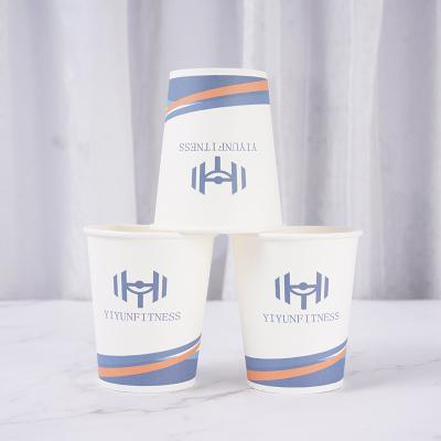 China Factory Price 100% Biodegradable Disposable Disposable Paper Cups 8 Oz Customized Double Wall Printing Paper Coffee Cups For Hot Drink for sale