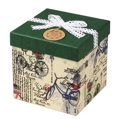 China Wholesale Luxury Empty Rigid Cardboard Gift Package Design Handmade Paper Custom Gift Box With Printed Logo for sale