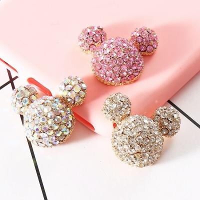 China Luxury Designer Shoe Charms Diamond Shoe Charms Clog Charm Wholesale Bling Croc Metal Decoration for sale