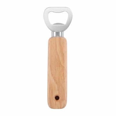 China Soda Wood Handheld Cola Beer Bottle Opener Wine Bottle Opener Environmental Protection Bartender Hat Bottle Opener Kitchen Bar Tools for sale