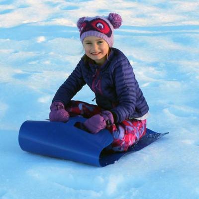 China Snow Sled For Adults And Children Age 4 And Above Winter Outdoor Sport Thicken Ski Board Sleigh Outdoor Grass Sand Slider Plastic Snow Sled Tips kids sledding adult sledding for sale