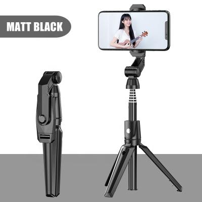 China Factory Wholesale K21 Fold Wireless SelfieTripod With Remote Control Mobile Phone Tripod Holder For Smart Phone for sale