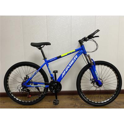 China Wholesale 26 inch steel mountain bike/factory price inclined mountain bike for men's 21 speed mountain bike MTB bicycle for sale