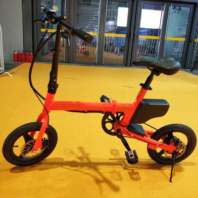 China Lightest Aluminum Alloy 250W 36V 7.8Ah Mini Electric Bicycle Foldable Electric Bike for sale