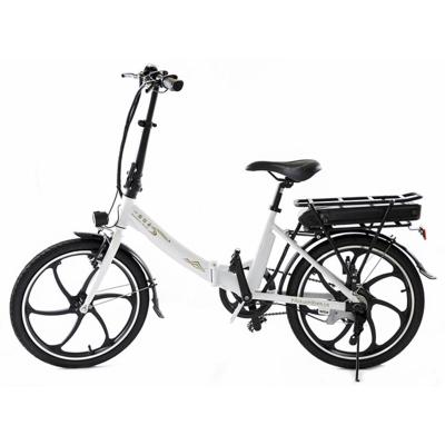 China Steel Easy Carry Electric Bicycle With Lithium Battery , Electric Folding Bike for sale