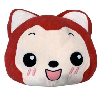 China Custom Anime Hand Warmer Tile Hand Warmer Cute Neck Support Pillow Cushion Travel Rests With Hand Warmer Animal Plush Stuffed Toys for sale