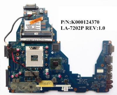 China LAPTOP for Toshiba C660 laptop motherboard LA-7202P K000124370 100% tested for sale