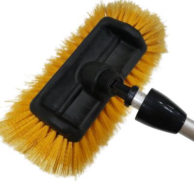 China Car Wheel Motorcycle Wash Brush Five Sided Three Section Soft Bristle Car Wash Brush for sale