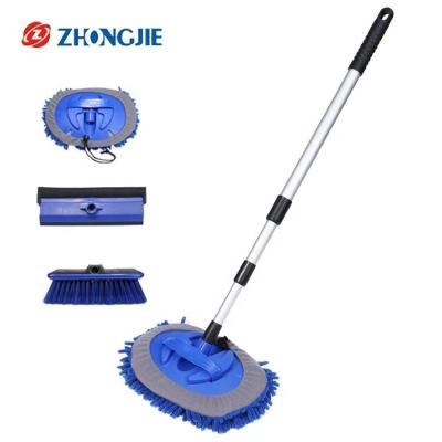 China Auto Maintenance Car Wash Brush Kits Chenille Broom Window Cleaning Basic Tool for sale